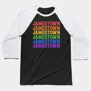 JAMESTOWN COLORFUL CITY Baseball T-Shirt